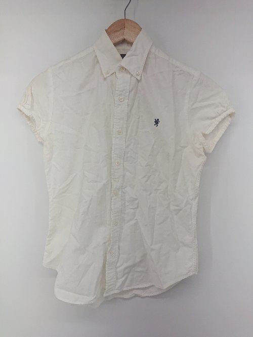 ◇ Gymphlex ジムフレックス シンプル 2way 半袖 ポロシャツ サイズ12 ホワイト レディース P 【中古】