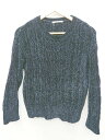 ◇ URBAN RESEARCH アーバンリサーチ 長袖 ニット サイズF ブラック レディース P 【中古】