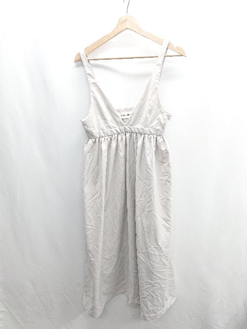 ◇ Θ AG by aquagirl エージーバイアクアガール タンクトップ ロング ワンピース サイズM ベージュ系 レディース E 【中古】