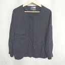◇ ⊇ patterntorso パターントルソ 長袖 パーカー サイズF ブラック系 レディース E 【中古】