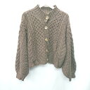 ◇ ⊇ Isn't She? イズントシー 長袖 ニット サイズM ブラウン レディース E 【中古】