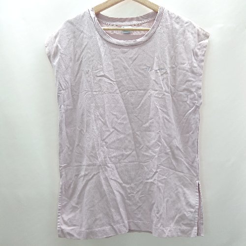 ◇ ⊂ Champion チャンピオン ロゴ刺? BAYFLOW ノースリーブTシャツ サイズF ピンク レディース E 【中古】
