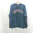 ◇ ⊇ SIGNAL SPORTS シグナルスポーツ コットン系 長袖 パーカー サイズM ネイビー系 レディース E 【中古】