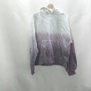 ◇ ⊇ Ungrid グラデーション 長袖 パーカー サイズF ホワイト パープル レディース E 【中古】