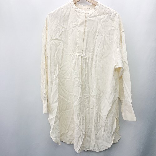◇ ⊇ KBF URBAN RESEARCH スタンドネック 長袖 チュニックブラウス サイズ1 オフホワイト レディース E 【中古】 ◇ ⊇ KBF URBAN RESEARCH スタンドネック 長袖 チュニックブラウス サイズ1 オフホワイト レディース E 【中古】
