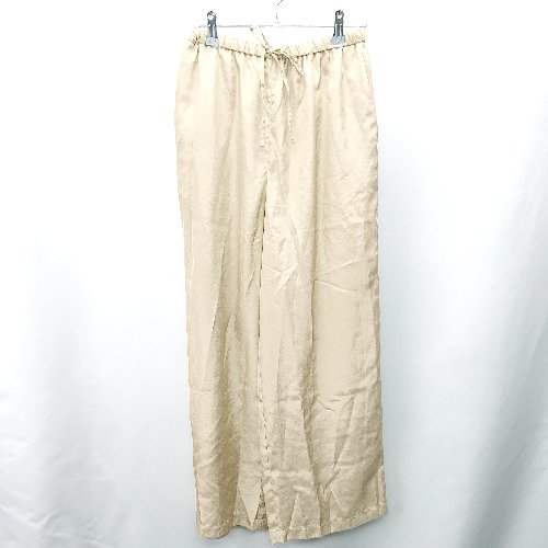 ◇ ⊂ FREAK'S STORE フリークスストア ウエストゴム ストレートパンツ サイズF ベージュ レディース E 【中古】