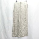 ◇ ⊂ UNITED ARROWS ユナイテッドアローズ ストレートパンツ サイズ34 ベージュ系 レディース E 【中古】(4)