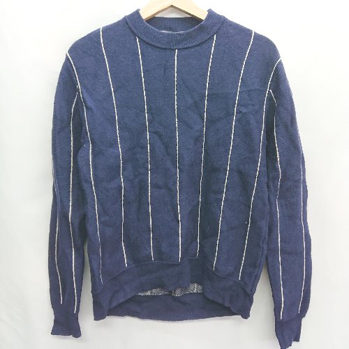 ◇ ⊇ UNITED ARROWS ユナイテッドアローズ ウール綿混合 長袖 ニット サイズ 表記なし ネイビー系 レディース E 【中古】 ◇ ⊇ UNITED ARROWS ユナイテッドアローズ ウール綿混合 長袖 ニット サイズ 表記なし ネイビー系 レディース E 【中古】