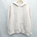 ◇ ⊇ snidel スナイデル 長袖 スウェットパーカー サイズ1 ライトベージュ レディース E 【中古】