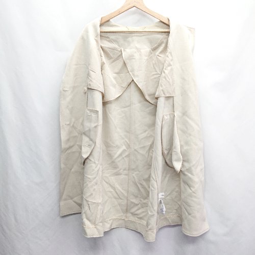 ■ ⊇ Mila Owen ミラ オーウェン ダブルボタン 長袖 コート サイズ0 ベージュ レディース E 【中古】