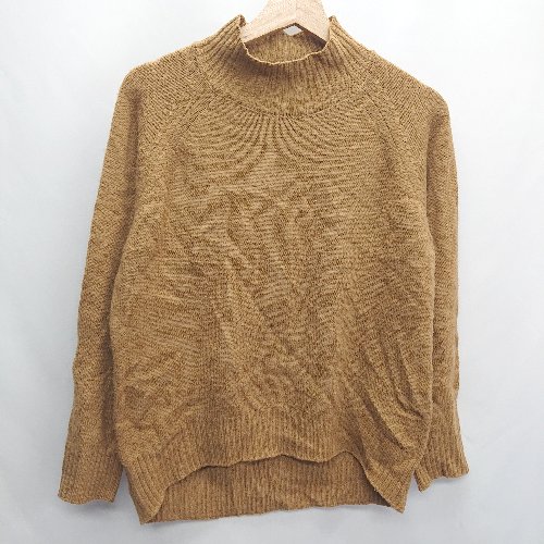 ◇ ⊇ SEVENDAYS=SUNDAY セブンデイズ サンデイ ロング丈 ニットセットアップ上下 サイズM キャメル レディース E 【中古】