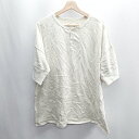 ◇ ⊂ Artichoke アーティーチョーク 半袖 カットソー サイズXL アイボリー メンズ E 【中古】(4)