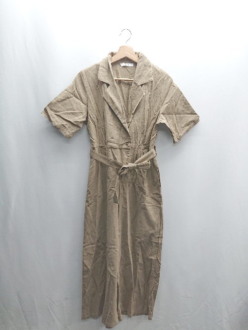 ◇ ◎ Θ fifth フィフス 半袖 オールインワン サイズF ブラウン系 レディース E 【中古】