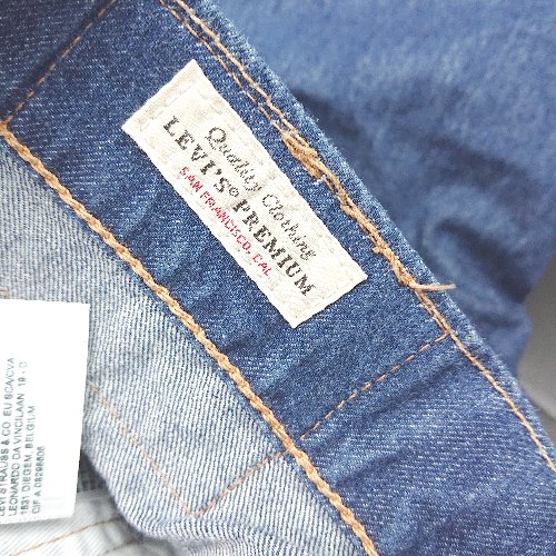 ◇ Θ Levi's リーバイス 綿混合 デニム サイズ32 ブルー系 レディース E 【中古】