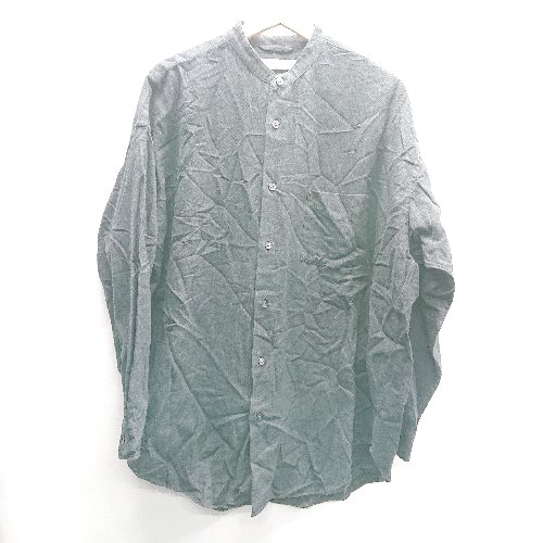 ◇ ⊇ JOINT WORKS ジョイントワークス スリット加工 長袖 シャツ サイズL チャコールグレー レディース E 【中古】