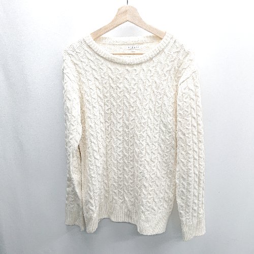 ◇ ⊇ BROWNY ブラウニー 長袖 セーター サイズM ホワイト メンズ E 【中古】
