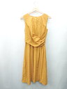◇ ⊇ DRESS LAB ドレスラボ ノースリーブ ロング ワンピース サイズS オレンジ系 レディース E 【中古】
