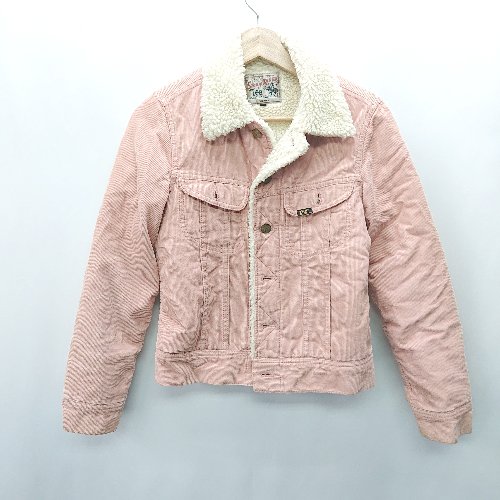 ◇ ⊇ LEE STORM RIDER リーストームライダー 綿 ボア 長袖 ジャケット サイズS ピンク系 レディース E 【中古】