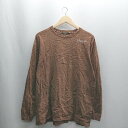 ◇ ⊂ Kastane カスタネ 長袖 ロンT サイズF ブラウン レディース E 【中古】