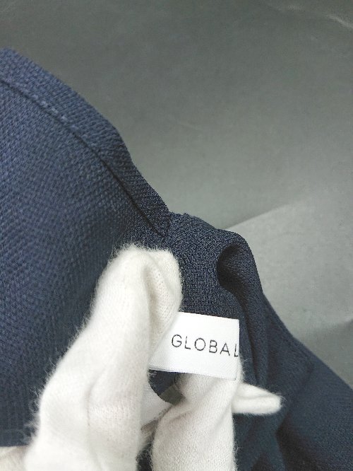 ◇ ⊂ GLOBAL WORK グローバルワーク オールインワン サイズF ネイビー レディース E 【中古】