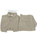 ■ ⊇ EMMA CLOTHES S シャツジャケット パンツ セットアップ サイズM カーキ レディース E 【中古】