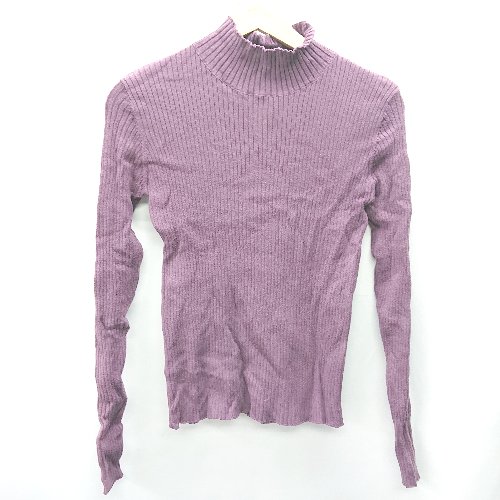 ◇ ⊇ &g'aime アンジェム 長袖 ニット サイズF パープル系 レディース E 【中古】