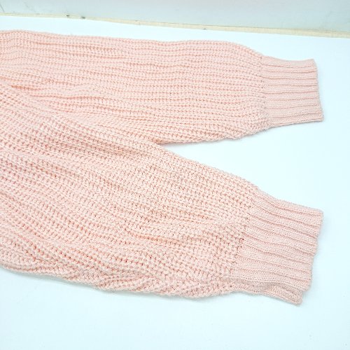 ◇ ⊇ Samansa Mos2 サマンサ モスモス 長袖 カーディガン サイズF サーモンピンク レディース E 【中古】