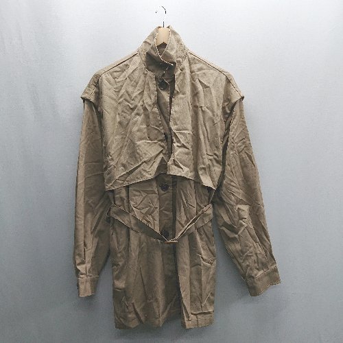 ◇ ⊇ Chaco closet クローゼット 長袖 トレンチコート サイズF ベージュ レディース E 【中古】 ◇ ⊇ Chaco closet クローゼット 長袖 トレンチコート サイズF ベージュ レディース E 【中古】