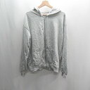 ◇ ⊂ TOPHOUSE トップハウス 長袖 パーカー サイズ2 グレー系 レディース E 【中古】
