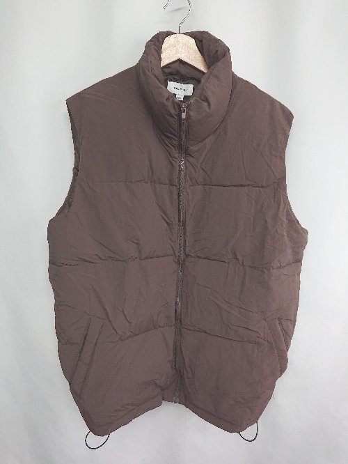 ◇ ⊇ COLONY 2139 コロニー トゥーワンスリーナイン 中綿 袖なし 中綿ベスト サイズM ブラウン系 メンズ E 【中古】