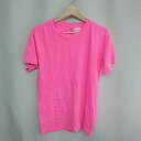◇ ⊂ Comfort Colors 蛍光色 半袖 Tシャツ サイズS ピンク レディース メンズ E 【中古】