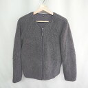◇ ⊇ UNIQLO ユニクロ ボア 長袖 フリース サイズL グレー レディース E 【中古】(4)