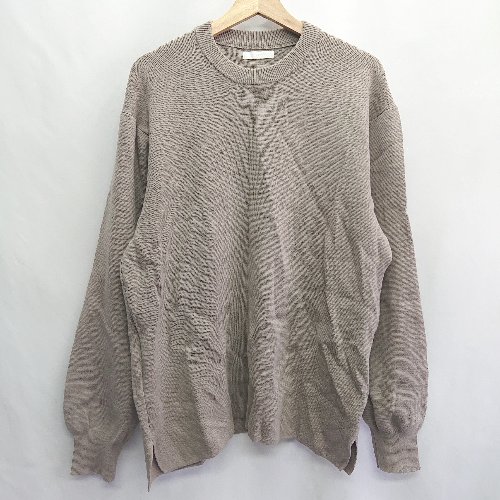 ◇ ⊇ WYM 長袖 ニットセーター サイズL グレー メンズ E 【中古】(4)