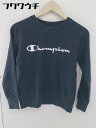 ◇ Champion チャンピオン 長袖 スウェット トレーナー サイズM ネイビー レディース 【中古】