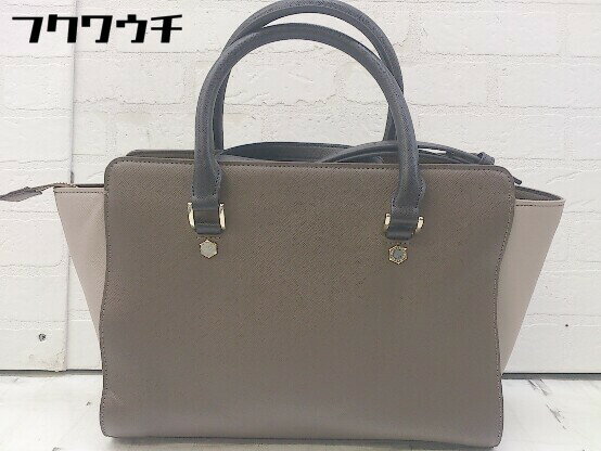 ■ SMIR NASLI サミールナスリ 2way トート ショルダー バッグ ブラウン レディース 【中古】