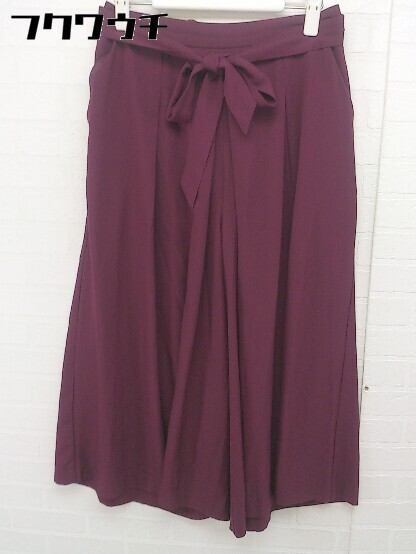 ◇ ◎ any FAM エニィファム any SiS エニィスィス ウエストリボン付き パンツ サイズ3 ボルドー系 レディース 【中古】