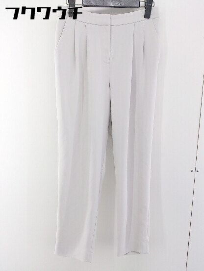 ◇ NATURAL BEAUTY BASIC ナチュラルビューティーベーシック タック パンツ サイズM グレー レディース 【中古】