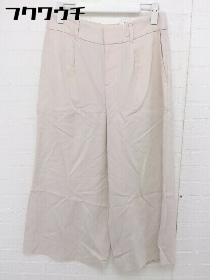 ◇ TOMORROWLAND トゥモローランド ワイド パンツ サイズ36 ベージュ レディース 【中古】