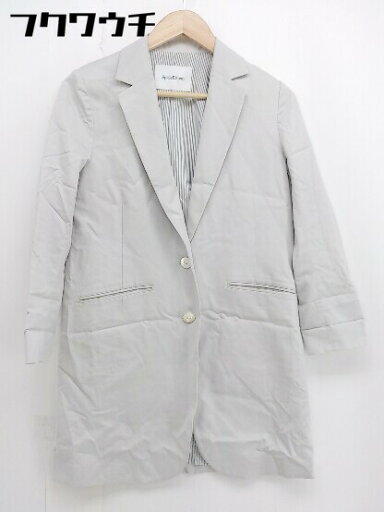 ◇ Spick & Span スピック&スパン 長袖 ジャケット コート サイズ36 グレー レディース 【中古】 ◇ Spick & Span スピック&スパン 長袖 ジャケット コート サイズ36 グレー レディース 【中古】