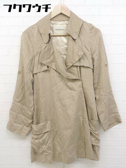 ◇ ◎ Jewel Changes ジュエルチェンジズ UNITED ARROWS ベルト付 長袖 コート サイズ36 ベージュ レディース 【中古】