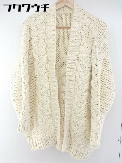 ■ titivate ティティベイト 長袖 ニット カーディガン サイズF アイボリー系 レディース 【中古】