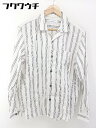 ◇　◎ green label relaxing グリーンレーベル UNITED ARROWS ストライプ 長袖 シャツ サイズM ホワイト　ブラック メンズ 【中古】管理番号110611000574020210629ベースW944/野付属品替えボタン2個素材画像参照色ホワイト　ブラックサイズサイズM梱包サイズ1宅急便運賃一覧表はこちらをクリック採寸サイズ着丈：約71cm　肩幅：約46cm　身幅：約54cm　袖丈：約62cmサイズガイドはこちらをクリックコンディションレベルCコンディション詳細はこちらをクリックコンディション詳細商品状態、状態の目安につきまして、あくまでも弊社基準による目安となっております。リユース品の特性上、大小様々なダメージが発生しており、全ての商品の全てのダメージ詳細を記載する事が難しい為、目安として記載をさせていただいております。二次流通品のご理解、ご納得を頂いた上、ご購入をお願い致します。