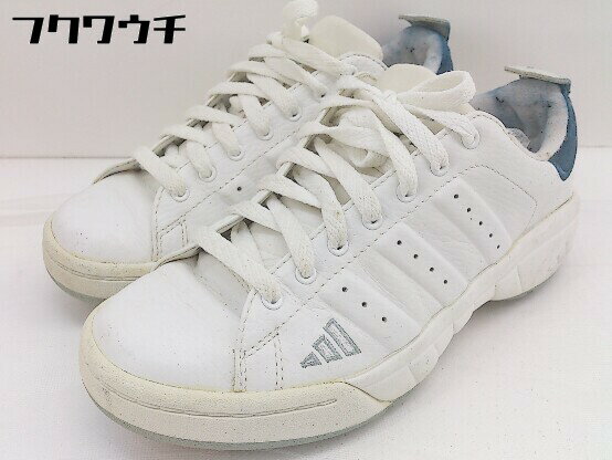 ◇◎adidasアディダス?670806Traxionスパイクゴルフシューズサイズ23.5cmホワイトレディース【中古】