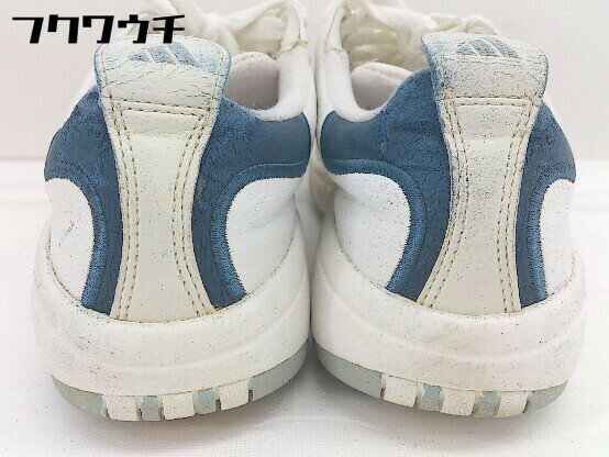 ◇◎adidasアディダス?670806Traxionスパイクゴルフシューズサイズ23.5cmホワイトレディース【中古】