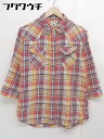 ◇ ◎ THE SHOP TK ザ ショップ ティーケー チェック 長袖 シャツ サイズ2 マルチ メンズ 【中古】(4)