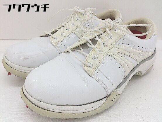 ◇ TOURSTAGE ツアーステージ スパイク スニーカー シューズ サイズ23.0cm ホワイト メンズ 【中古】