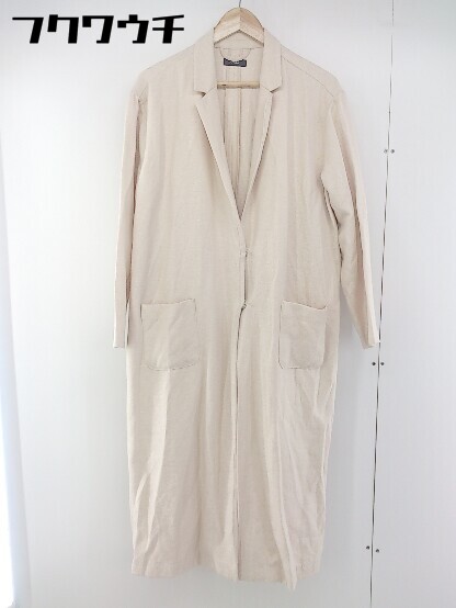 ◇ EMODA エモダ 長袖 ロング コート サイズM ベージュ レディース 【中古】