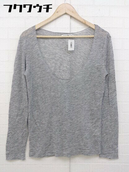 ◇ Ray BEAMS レイ ビームス シースルー 長袖 カットソー グレー メンズ 【中古】