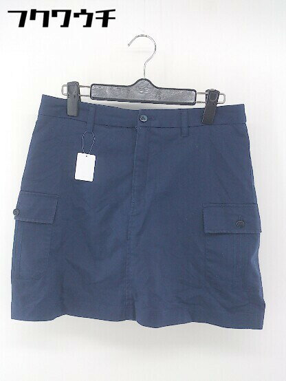 ◇ ◎ adidas アディダス ミニ 台形 スカート サイズM ネイビー レディース 【中古】