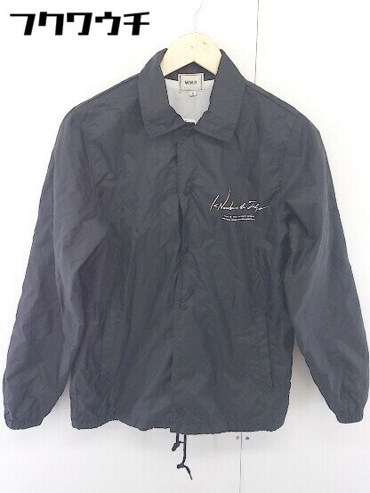 ◇ WHO'S WHO gallery フーズフーギャラリー ロゴ プリント 長袖 ジャケット サイズS ブラック ホワイト レディース 【中古】